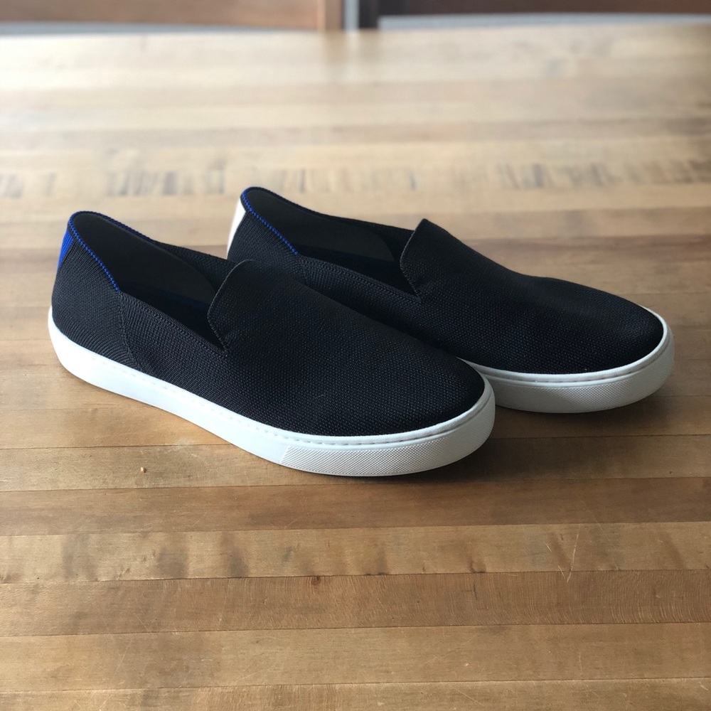 Rothy’s black slip-on sneaker